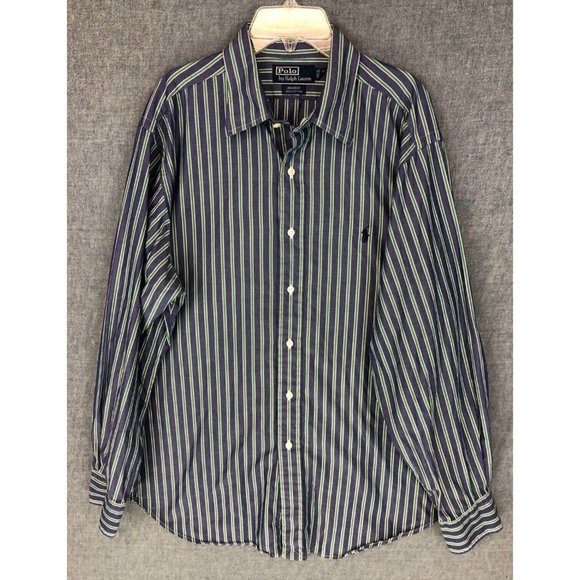 Polo Ralph Lauren Other - Vintage Polo Ralph Lauren Andrew Shirt 16.5 Button Up Long Sleeve Pony Men's